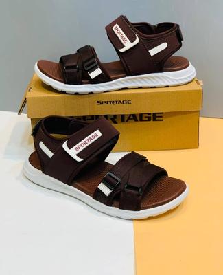 Men's Rexine Fancy Sandals Sportage Brown