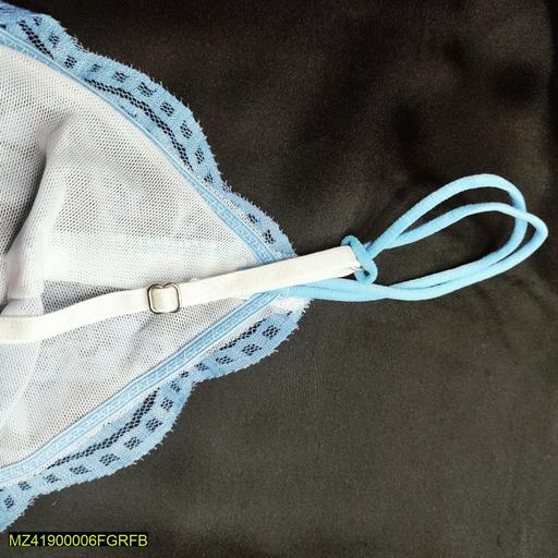 Cotton Net Lace Bra