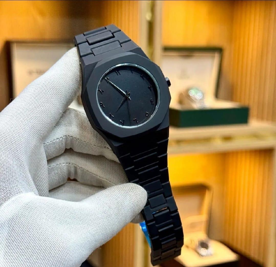 Black Arabic Aura Watch For Men Stylish Aura Watch 100% Original Watch