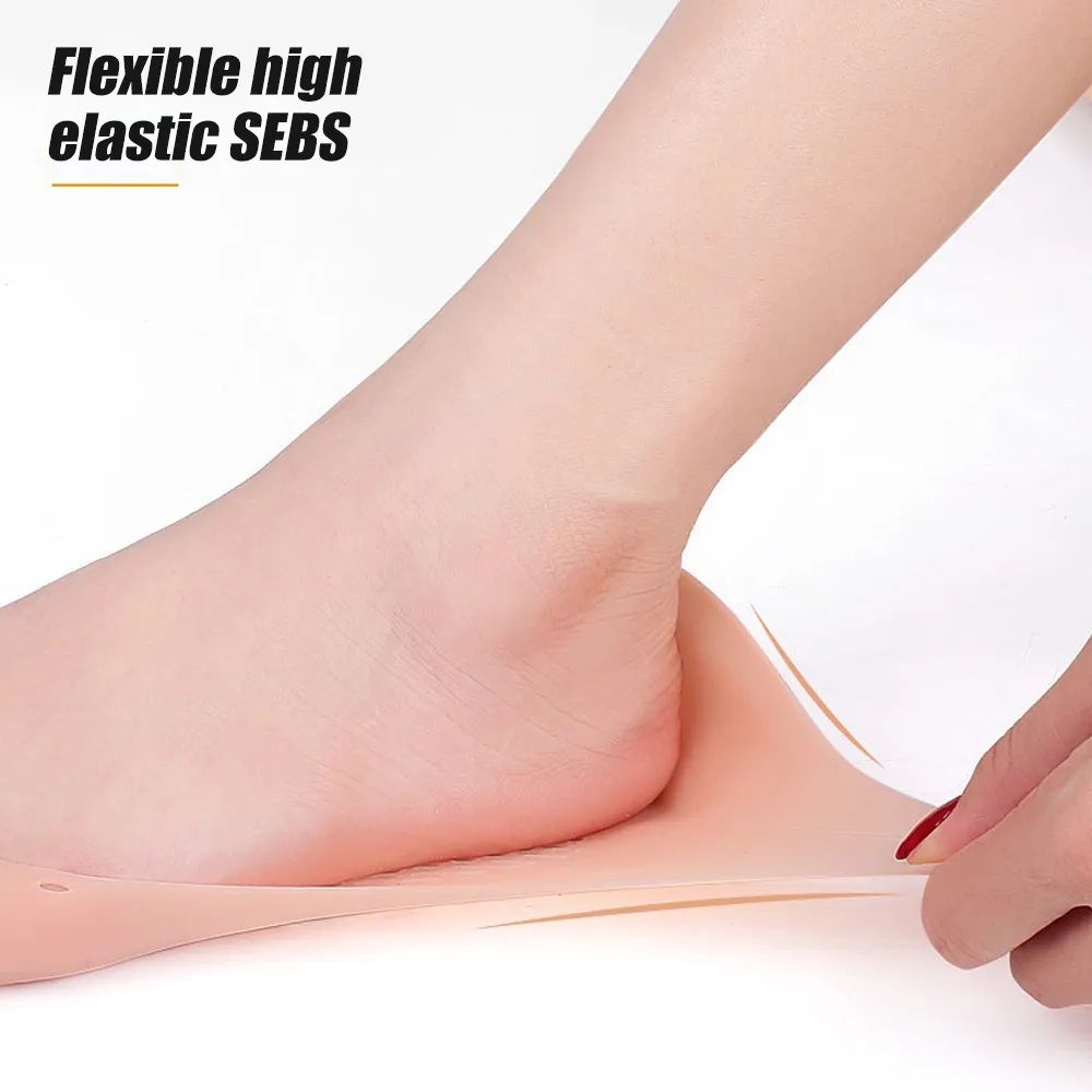 Full Cover Durable Elastic Hole Heel Protect Socks Insole Calluses Soft Silicone Pedicure Feet Care Moisturizing Anti Crack
