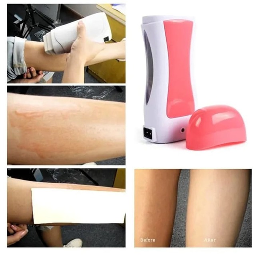 Complete Waxing Set with Heater, Refill & Strips easy and effective at-home hair removal