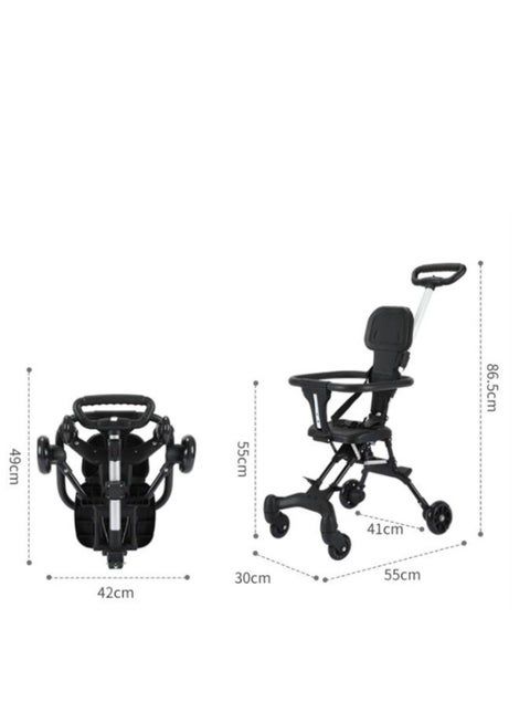 Lightweight Foldable Toddler Stroller for Babies