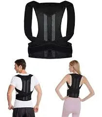 Adjustable Posture Corrector & Back Brace for Men & Women - Upper Back Straightener for Pain Relief