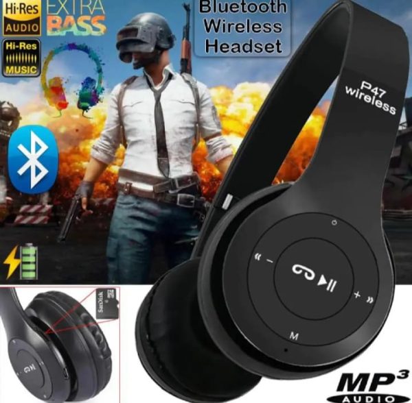 P47 Gaming Headset /led Light For Xbox