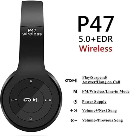 P47 Gaming Headset /led Light For Xbox
