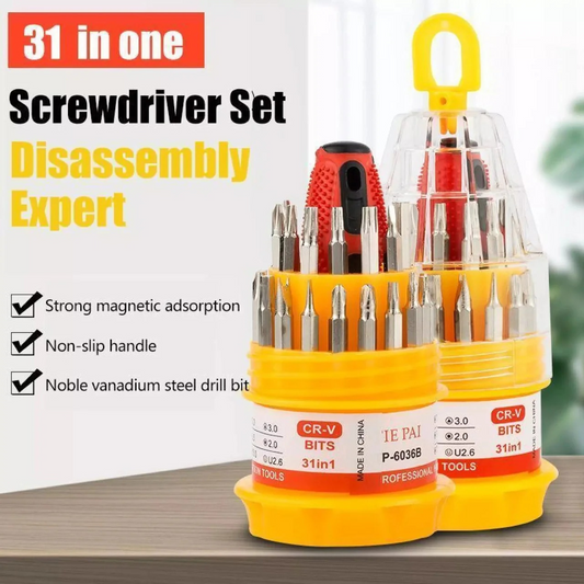 Jackly 31-in-1 Precision Screwdriver Set for Disassembly and Repairs
